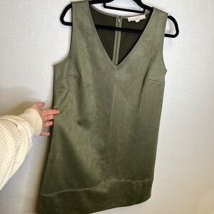 loft green suede dress Brooke Suede Dress – Jayne Nash main image 0